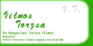 vilmos torzsa business card